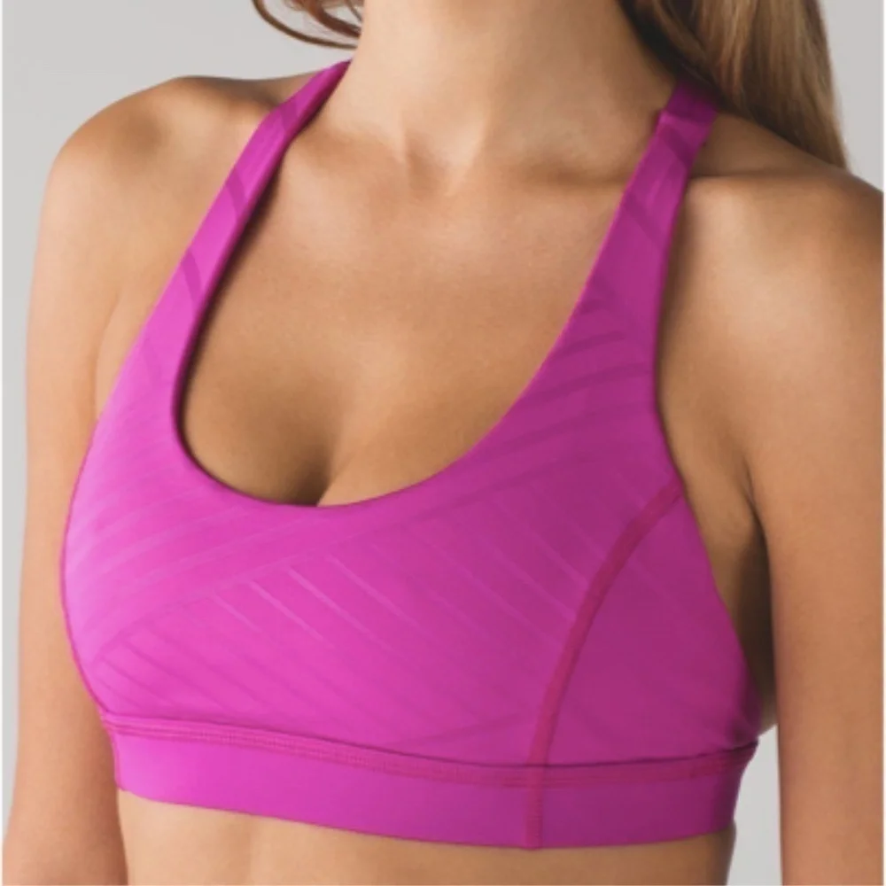 Lululemon Hot Like Agni Bra Polar Pink